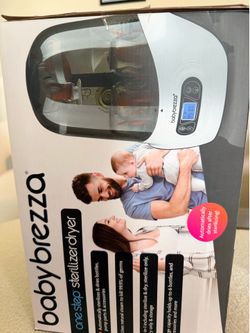 Baby Brezza Baby Bottle sanitizer - Clinically Proven Better Sterilizer + Dryer In One Appliance for Essentials like Bottles + Pump