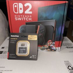 Nintendo Switch 2: Mario Bundle + 512gb SD card