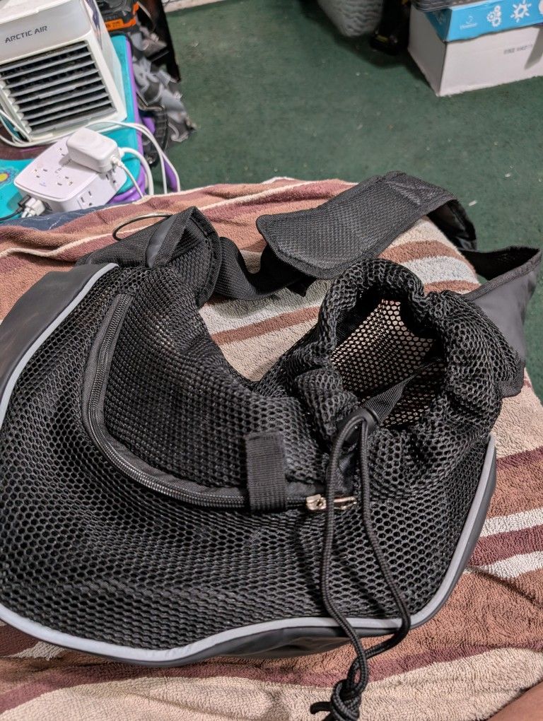 Dog Or Cat Carrying Black Purse