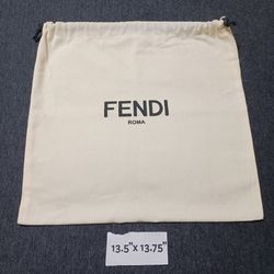 Large Fendi Dust Bag 13.5"× 13.75"