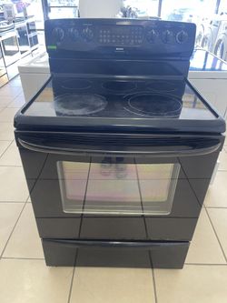 KENMORE GLASS TOP STOVE BLACK