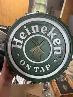 Heineken On Tap Beer Sign