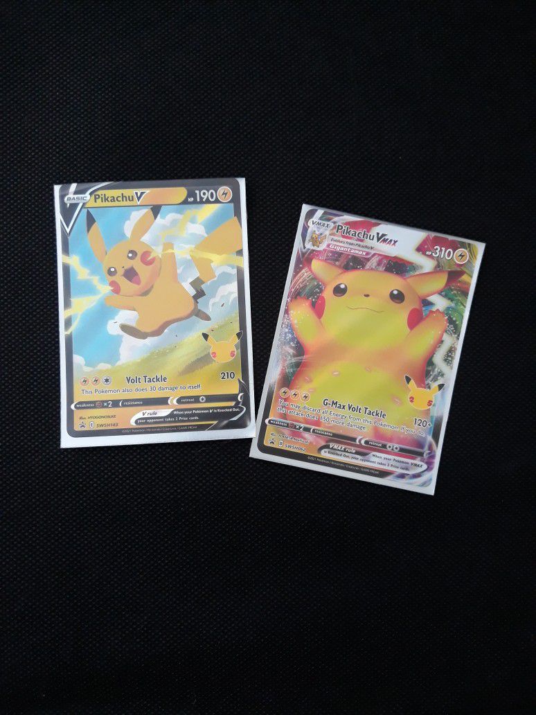 Pokemon Pikachu Holo Cards 