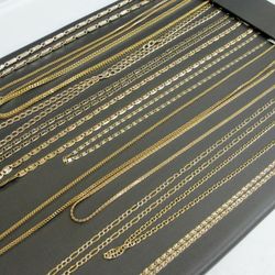 ALL GOLD CHAINS ON SALE AT HALF PRICE!