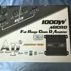 Audiopipe Full Range Class d Amplifier 