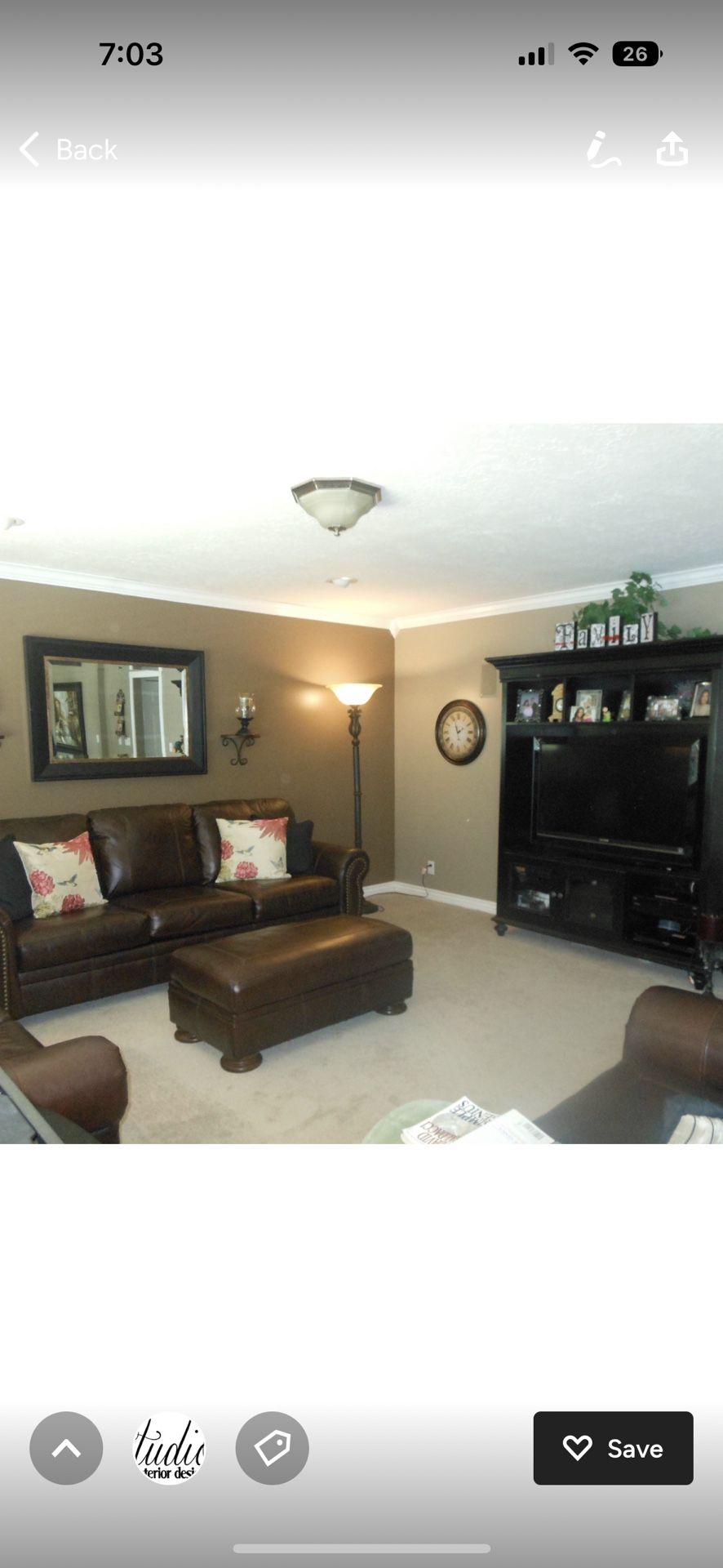 Italian Premium Leather Sofa Like New