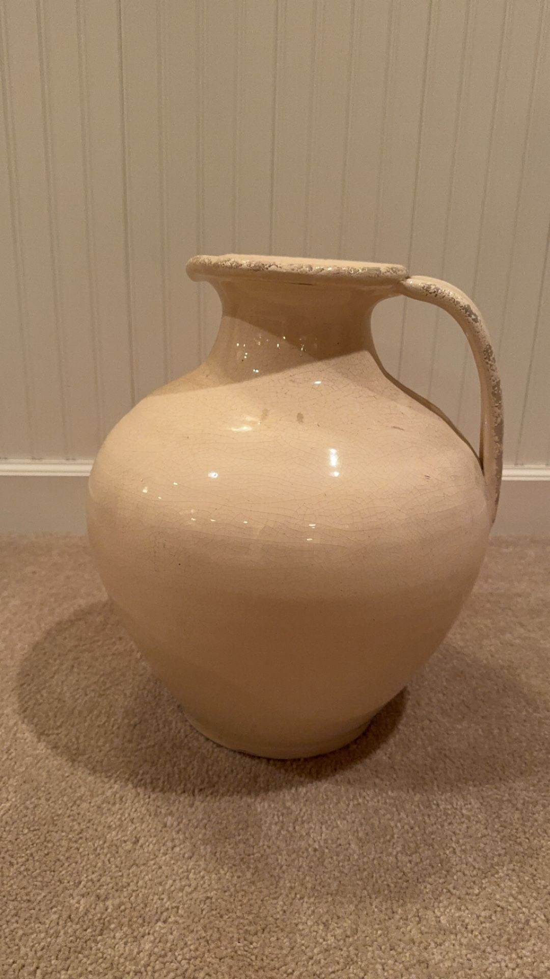 Gorgeous Distressed Ceramic Vase/Pitcher