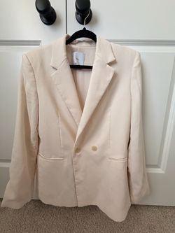Mango Cream Blazer