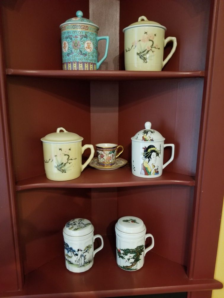 Vintage Asian Tea Cups