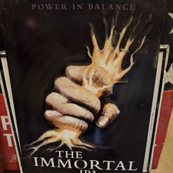 Man Cave Elysian Brewing Metal Sign The Immortal 
