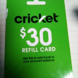 Cricket Phone Refill