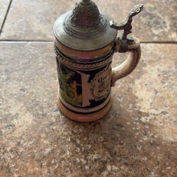 Mini 1940’s German Porcelain Beer Stein 