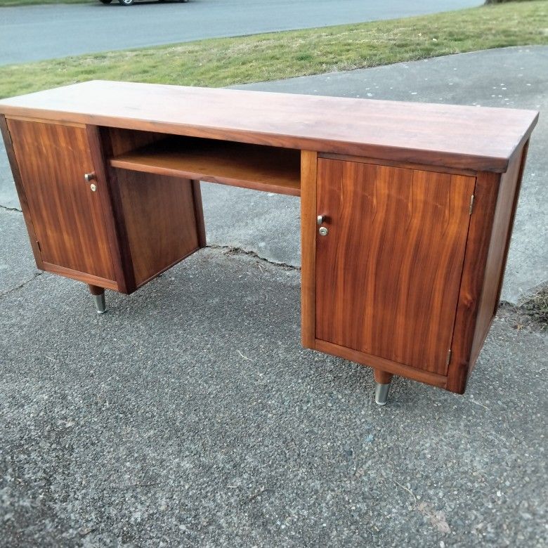 Mid Century Walnut Desk