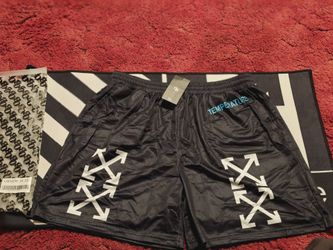 Off-White Style Arrow Shorts Size XL