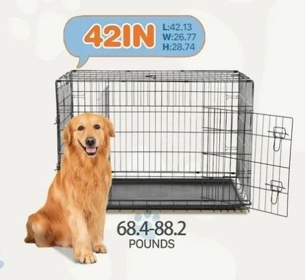 Large Dog Cage 42"