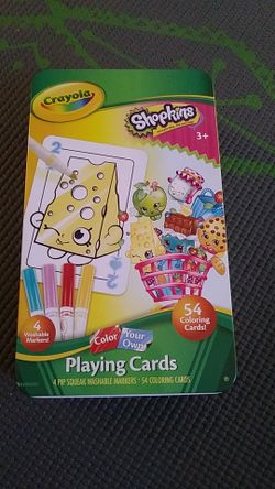 Crayola shopkins cards