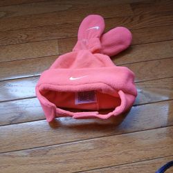 Pink nike , infants , hats and glove winners set