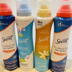 Secret Spray Bundle (4)