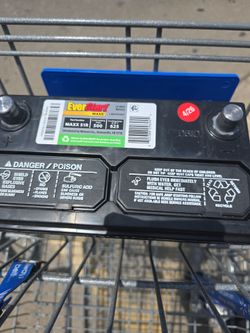 Ever Start Maxx 12 volt car battery.