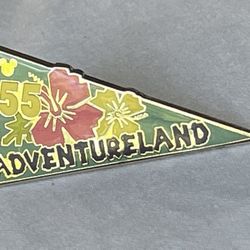 HTF Disney DLR HM Hawaiian Flowers Adventureland Pin from 55 Pennant Set 