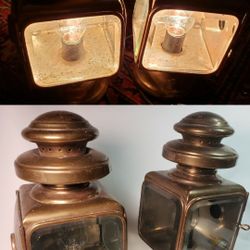 Antique Automobile Side Lamps 