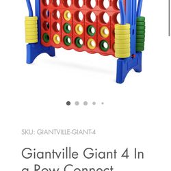 Connect 4 Giantville 4in Row Game 