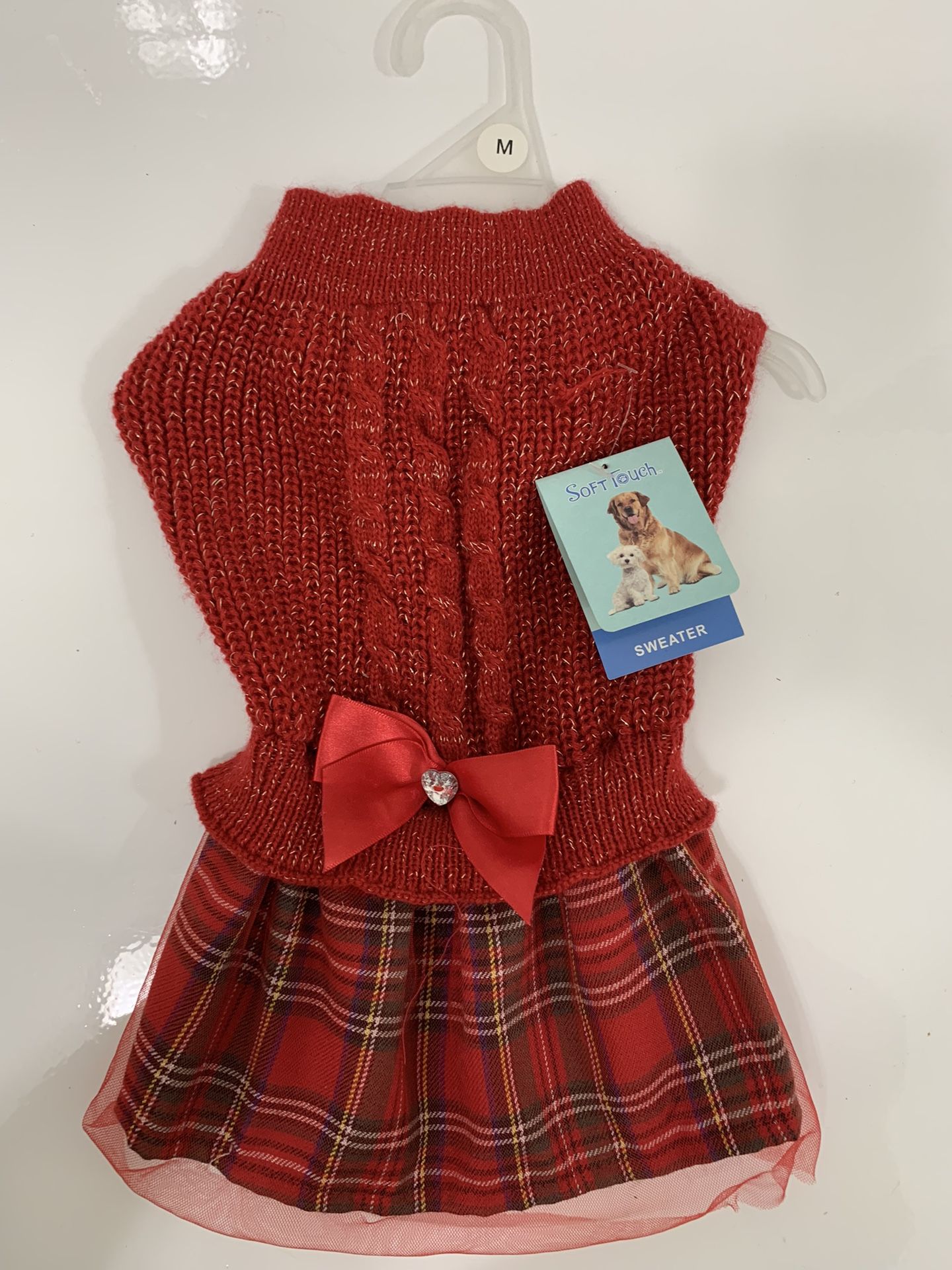 Holiday Dog Sweater Dress 