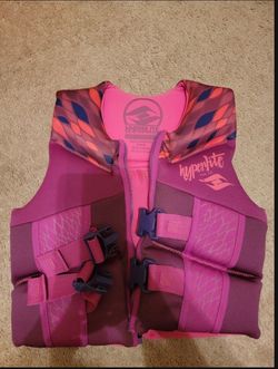 Pink life jacket