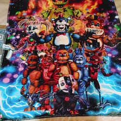 FNAF THROW BLANKET
