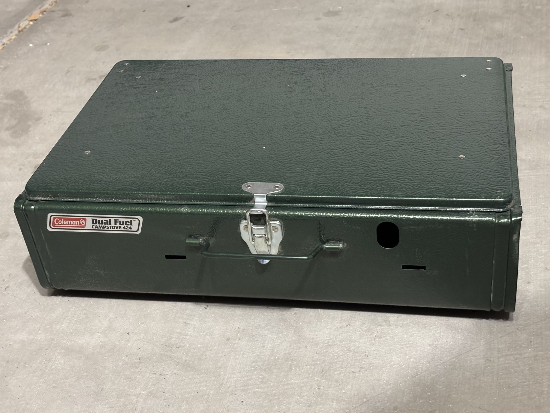 Coleman 2 Burner 424 Dual Fuel Camp Stove