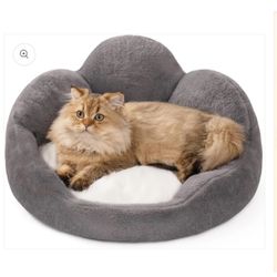 MEWOOFUN Small Dog and Cat Bed - Grey