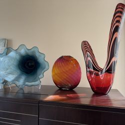 Blown Glass Art Pieces