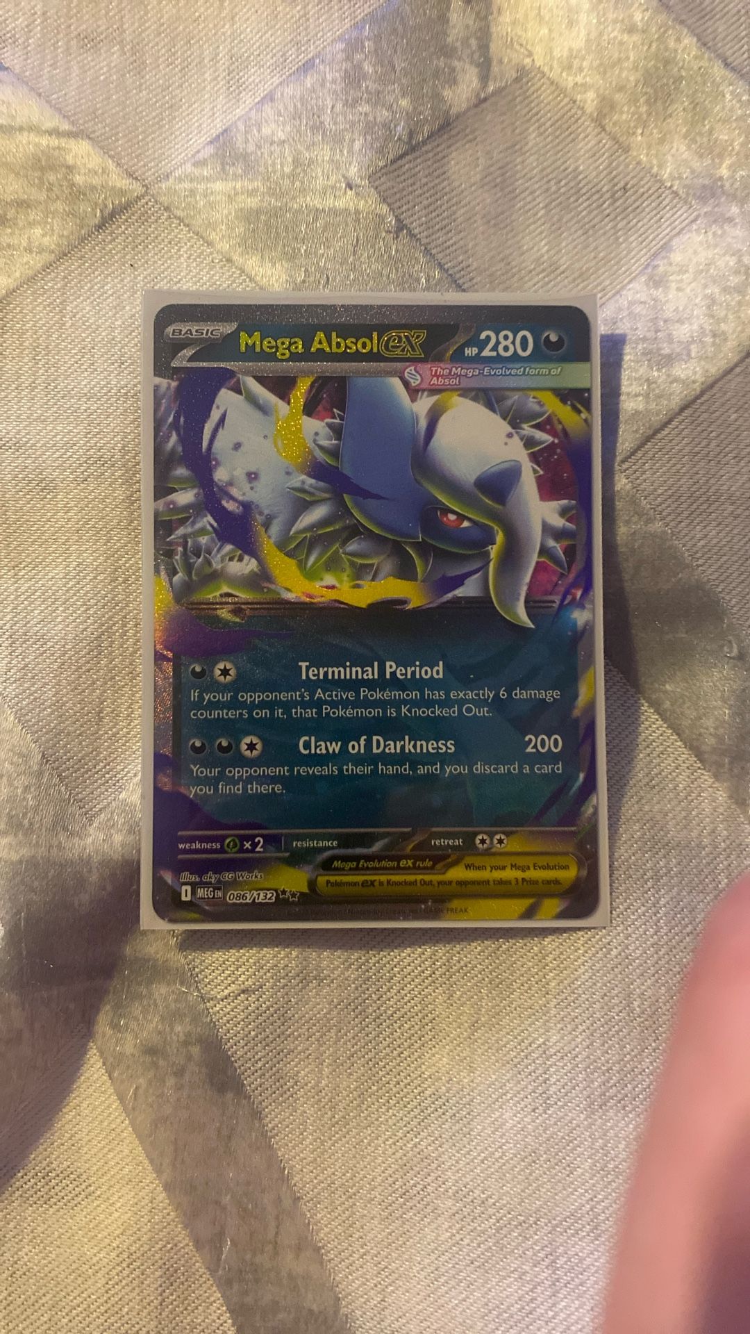 Mega Absol ex - 086/132 - ME01: Mega Evolution (MEG)