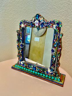 Simone Edouard - Signed Crystal Mirror