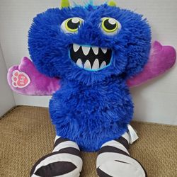 Build A Bear Blue Mixster Monster Stuffed Plush 