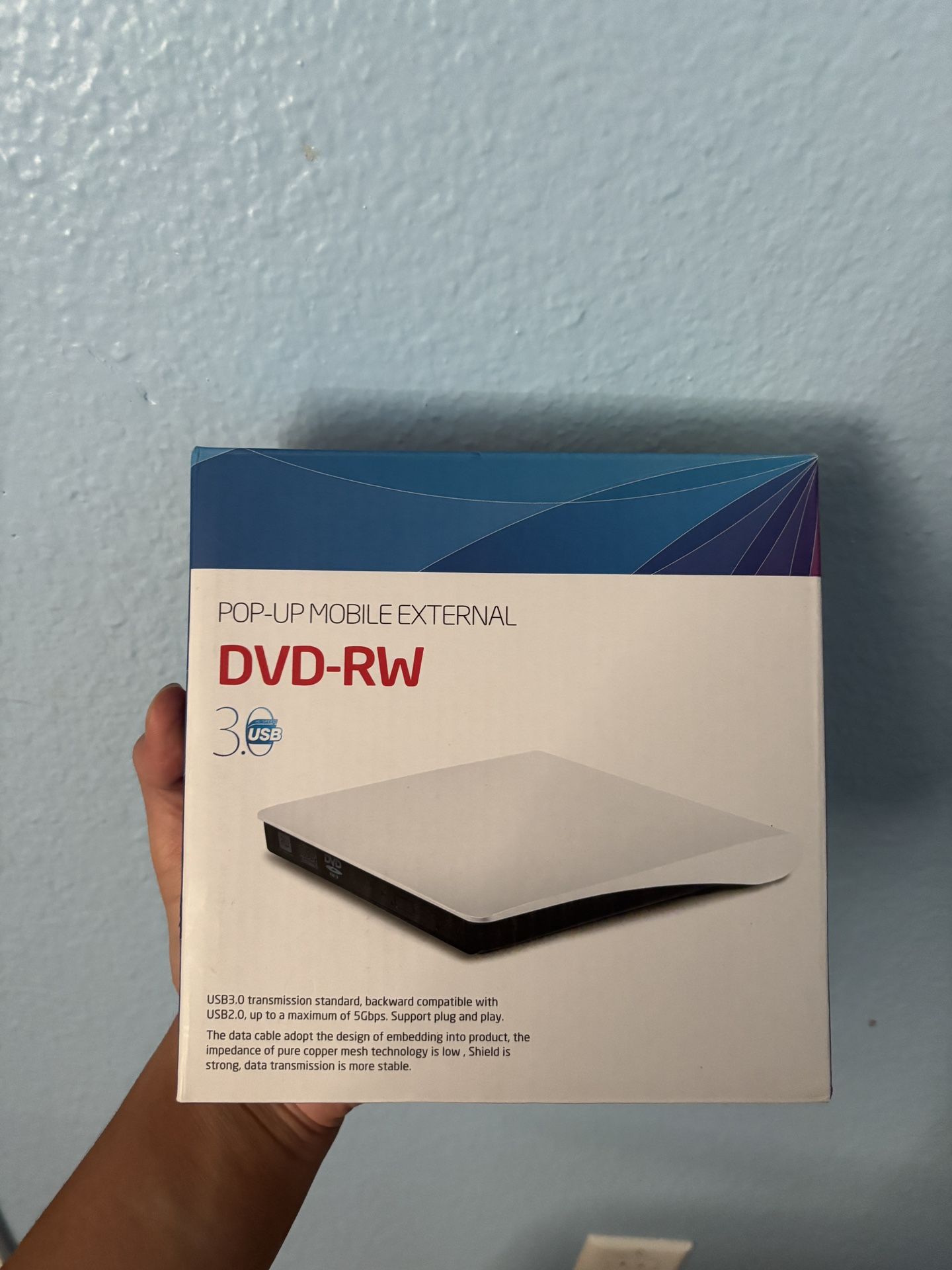 POP-UP MOBILE EXTERNAL DVD-RW 3.0 USB
