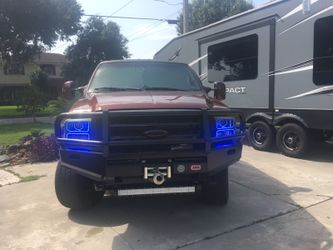 F250 Harley Halo lights