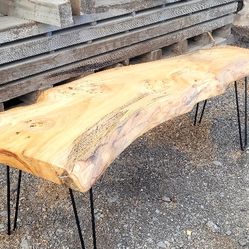 " COFFEE TABLE SILVER MAPLE"  Exotic Wood 