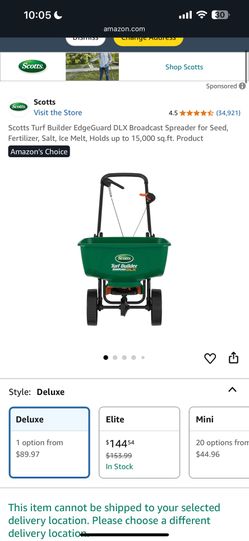 Turf Builder DLx Works Great New Condition Used 