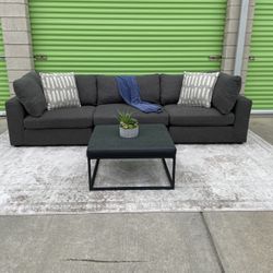 *Free Delivery* Gray Coaster Cloud Modular Couch Sofa