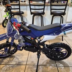 50cc 2 stroke GAS pull start kids dirt bike  Blue