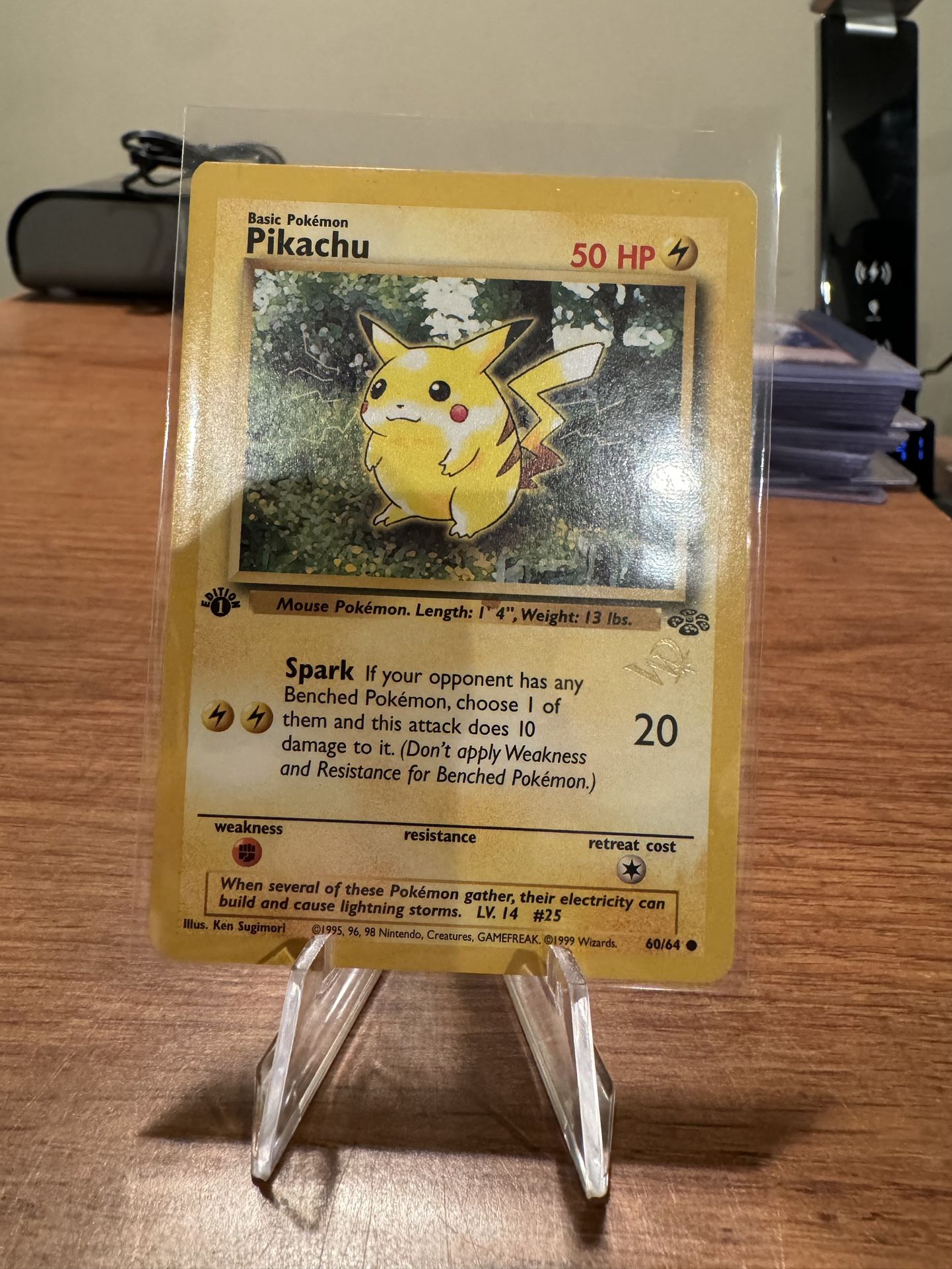 1999 Pokemon 1st Edition Pikachu/with W stamp(RARE)