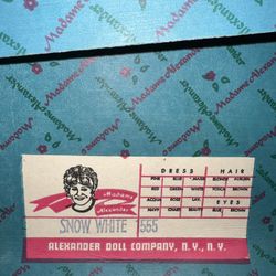 Disney Snow White Alexander doll mint condition collectors edition