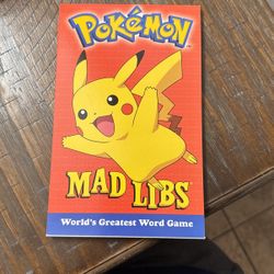 Pokemon Mad libs 