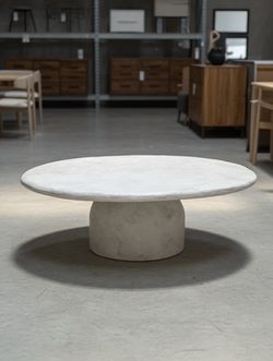 Joybird Jace Coffee Table (Lunar Concrete)