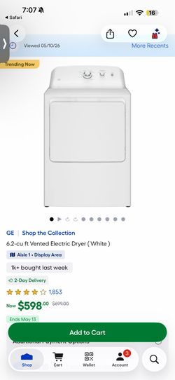 GE washer and dryer(gas)