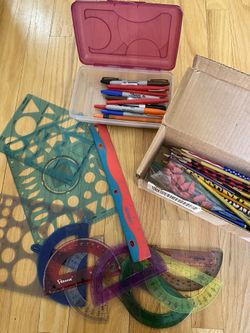 Teaching School Supplies Pensil, Sharpies, Rulers… 