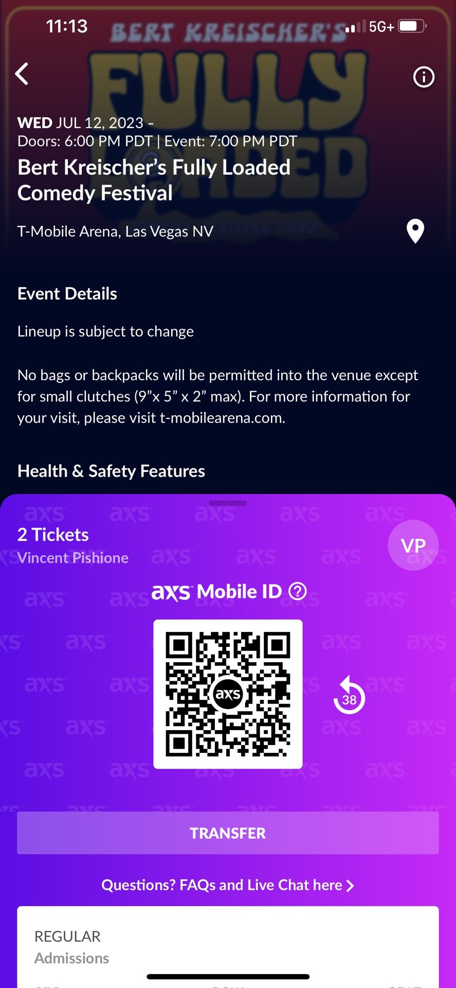 Bert Kriesher's Fully Loaded Tickets 7/12/2023