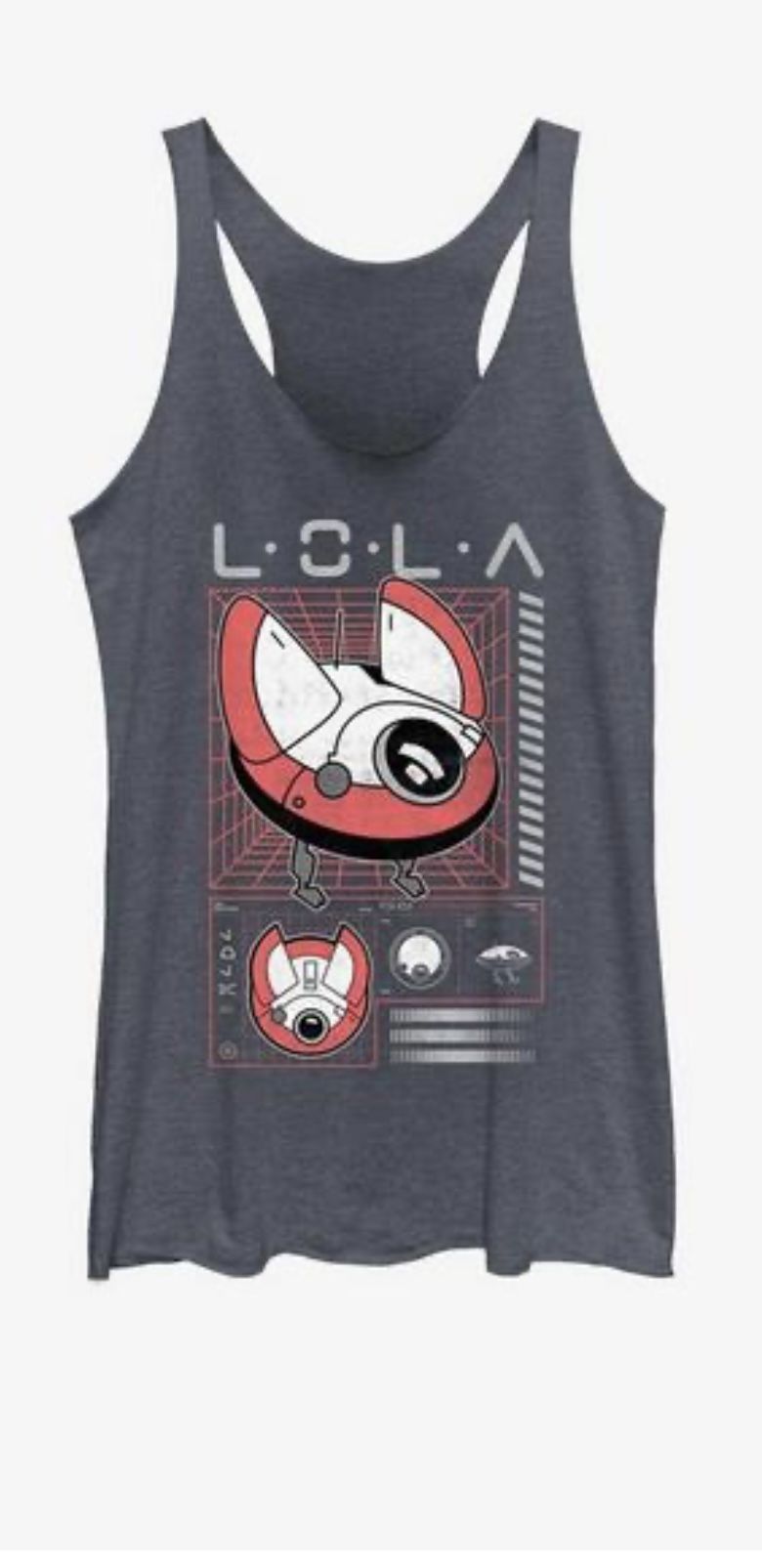 STAR WARS Kenobi Lola Womens Tank Top XXL *NEW*