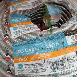 New MC Metal Clad Cable 10/3